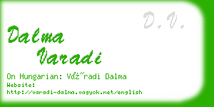 dalma varadi business card